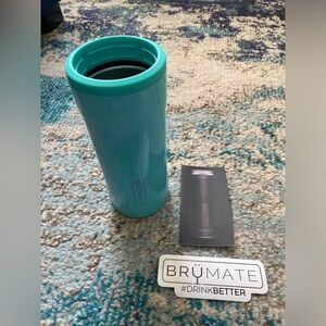 New In Box - BrüMate Hopsulator Twist Bottle Cooler -16OZ - Aqua